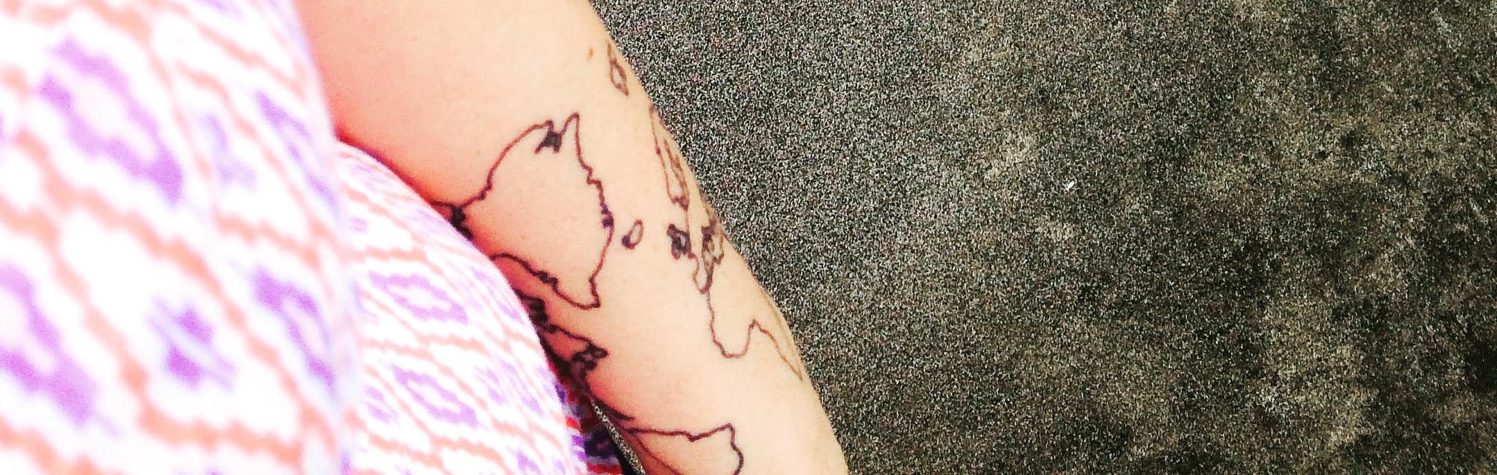the girl with the map tattoo